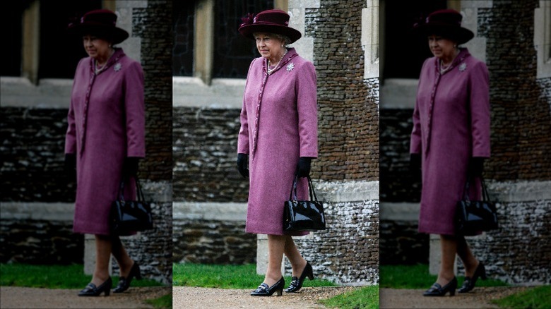 La reine Elizabeth le jour de Noël à Sandringham