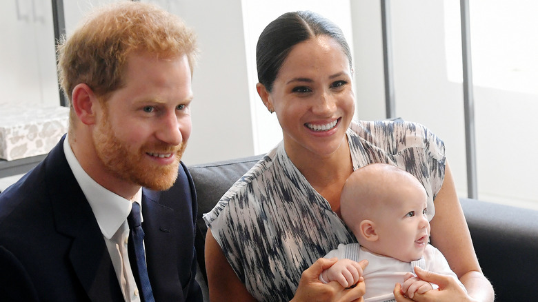  Le prince Harry, Meghan Markle et son fils Archie Mountbatten-Windsor en Afrique du Sud 2019