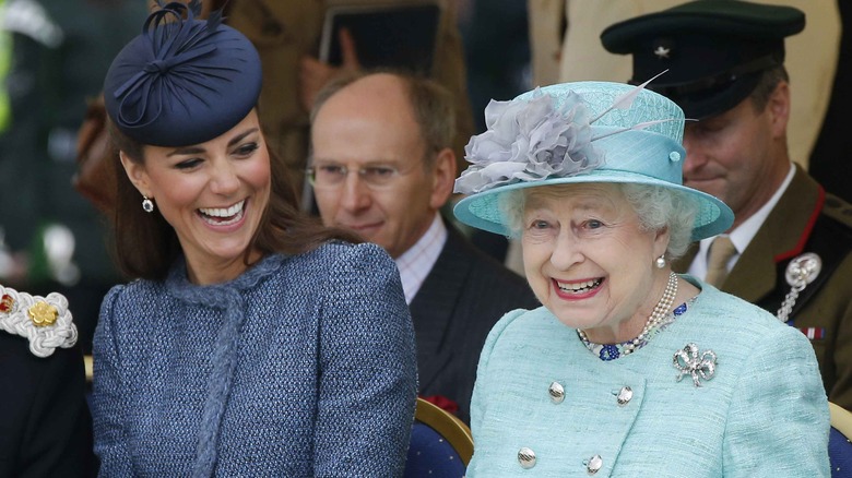 Kate Middleton et la reine Elizabeth