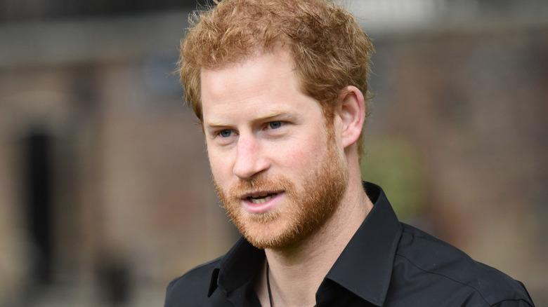 Prince Harry sérieux 