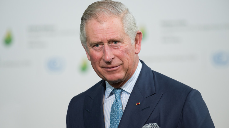 Le prince Charles posant