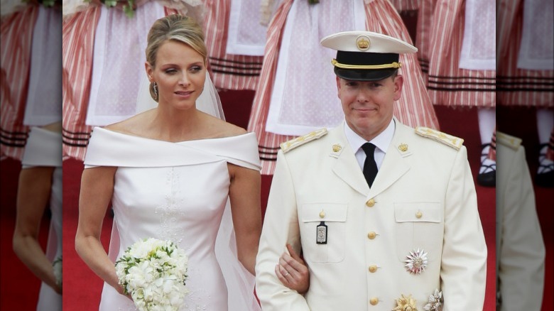 Charlene Wittstock se marie avec le Prince Albert de Monaco