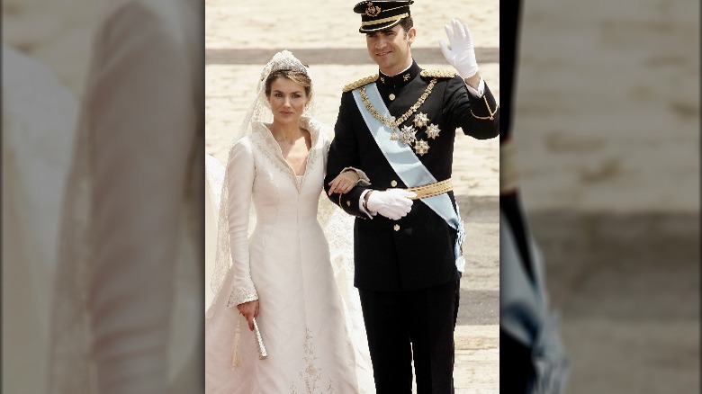 Le jour du mariage de la reine Letizia