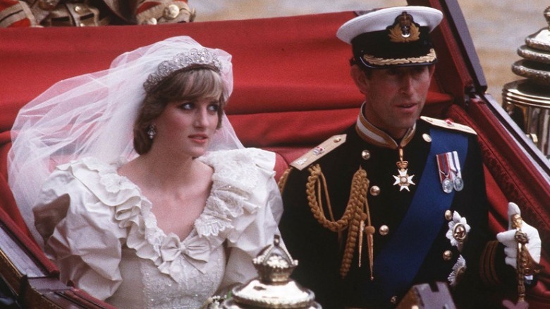 Diana et le prince Charles en calèche