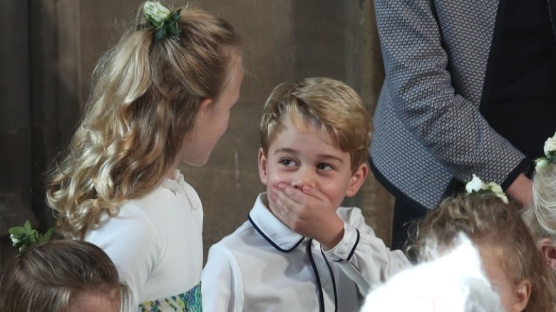 Le prince George rigole au mariage