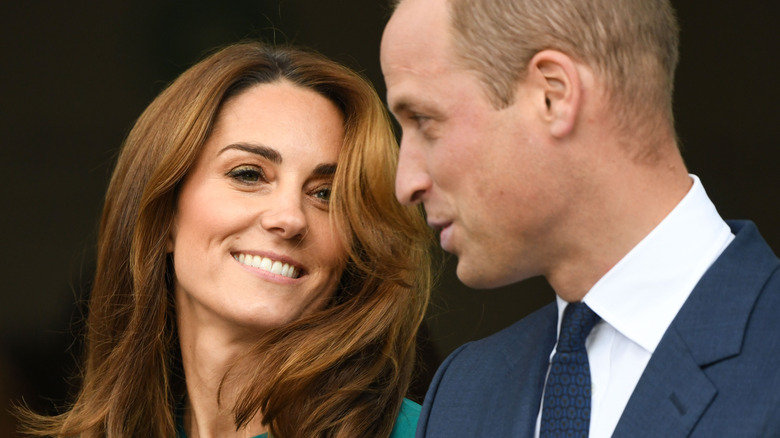 Le prince William et Kate Middleton lors d'un événement ensemble 