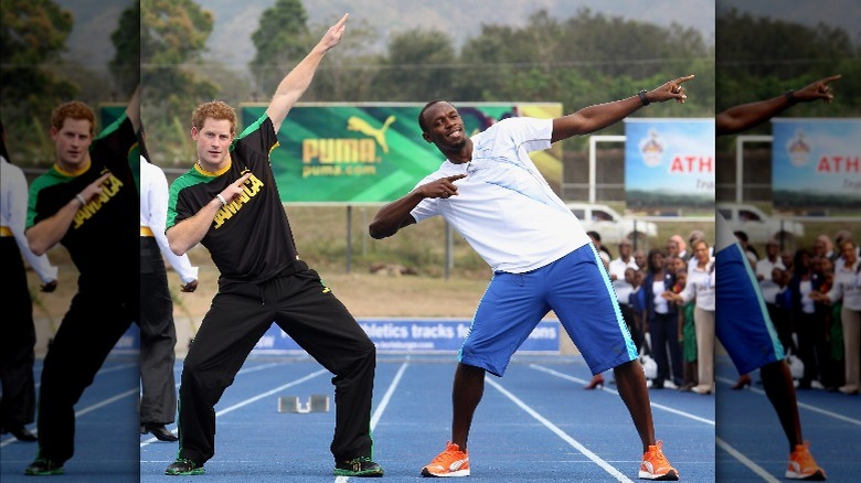 Le prince Harry et Usain Bolt se sont rencontrés en 2012