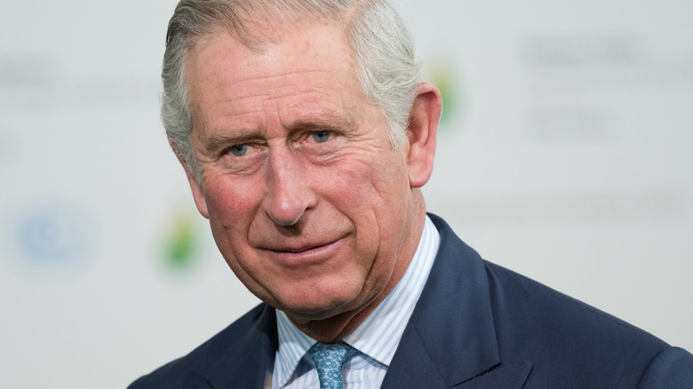 Le prince Charles posant 