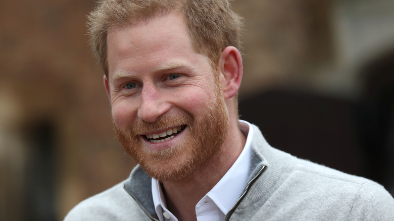 Le prince Harry rit 