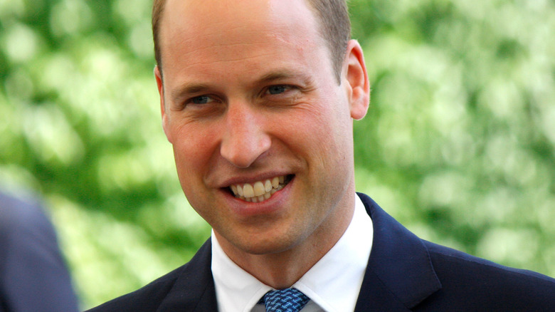 Le prince William souriant