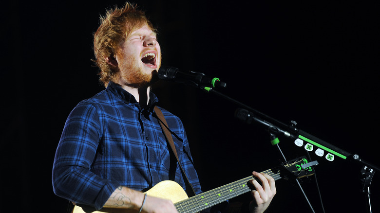 Ed Sheeran en concert en 2015