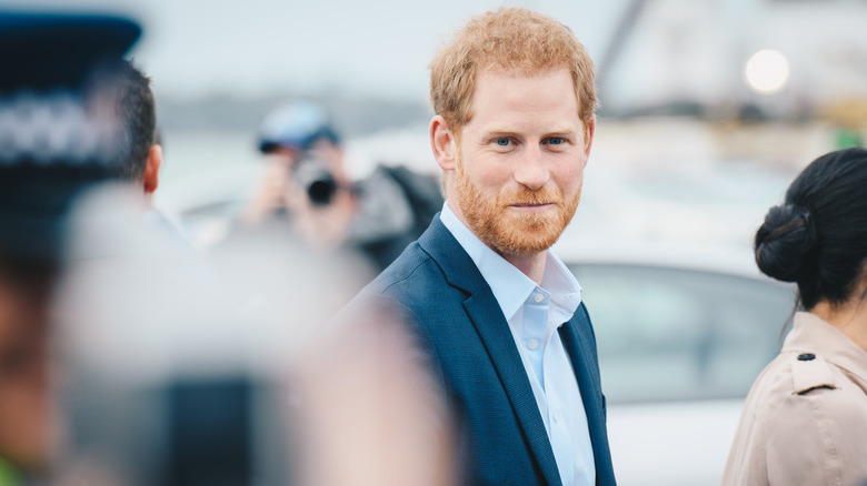 Prince Harry souriant