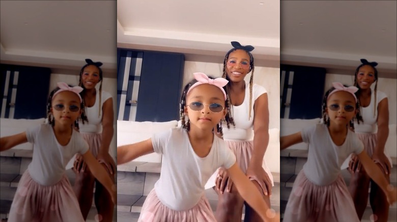 Olympia Ohanian et Serena Williams dans une vidéo Instagram