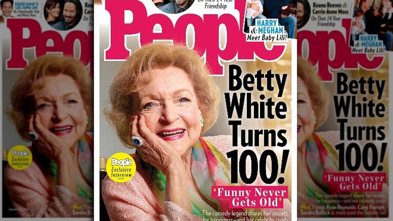 Betty White apparaît sur une couverture de People Magazine