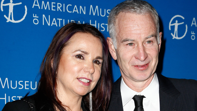 Patty Smyth et John McEnroe lors d'un événement