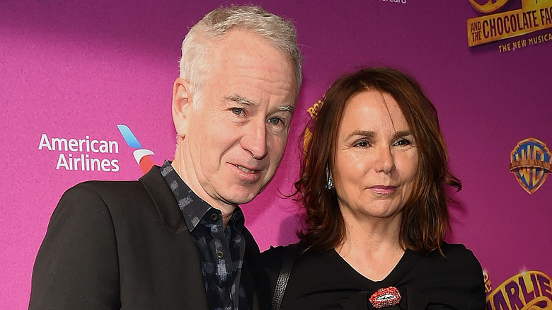 John McEnroe et Patty Smyth lors d'un événement