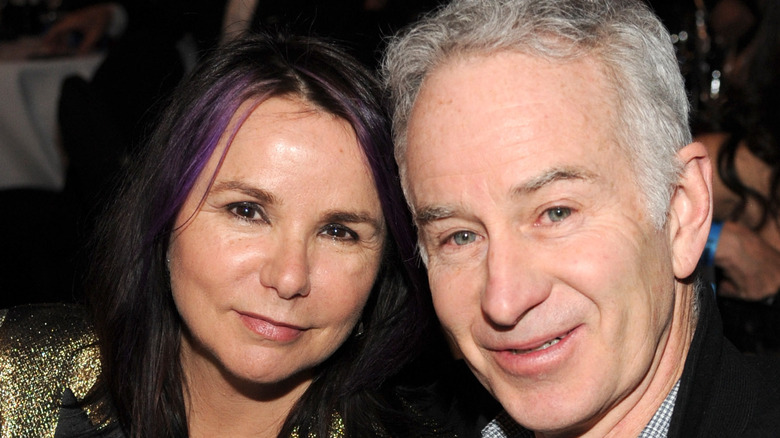 Patty Smyth et John McEnroe lors d'un événement