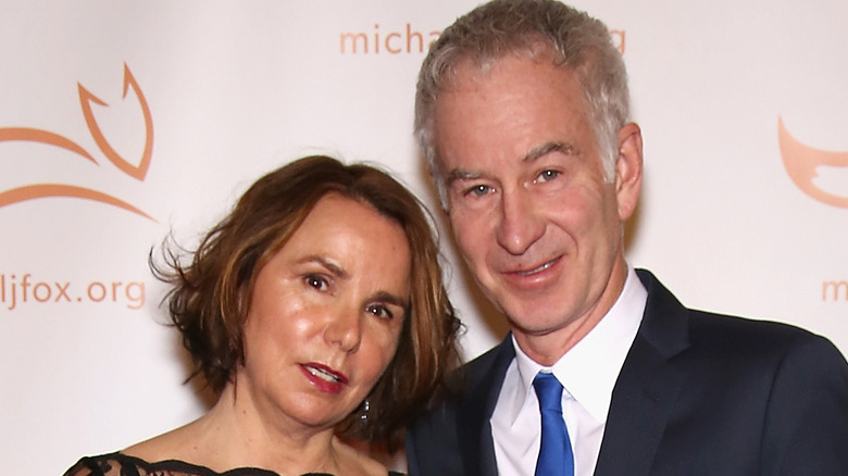 Patty Smyth et John McEnroe lors d'un événement