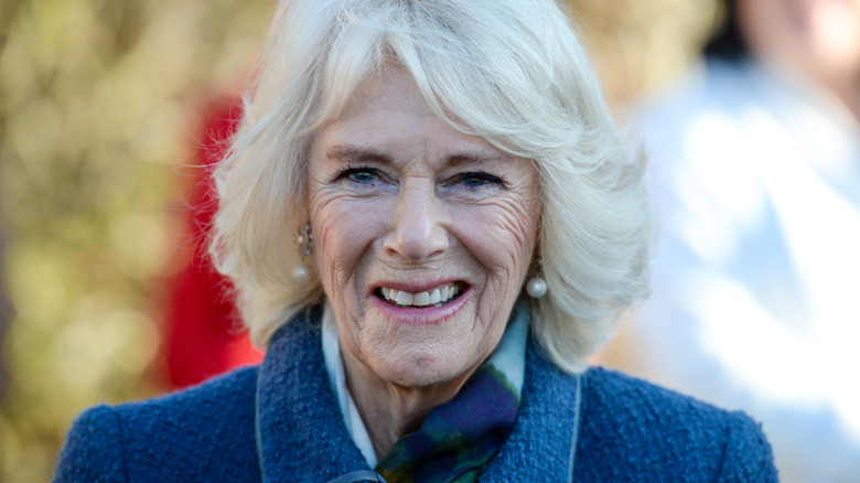 Camilla Parker Bowles souriante