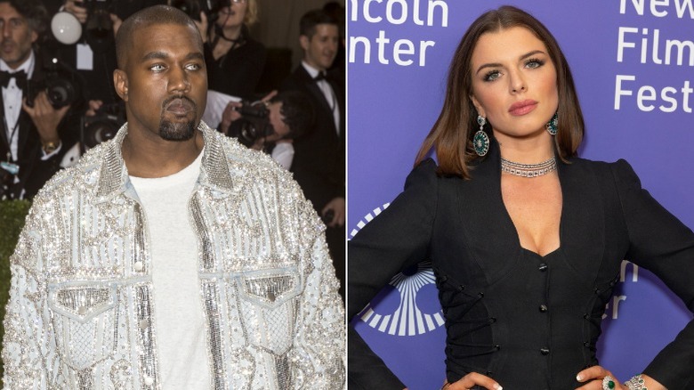 Kanye West et Julia Fox sur les tapis rouges