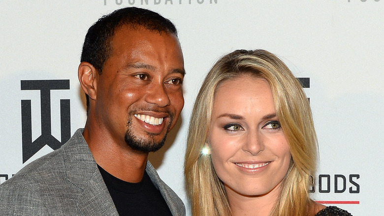 Tiger Woods et Lindsey Vonn sur le tapis rouge