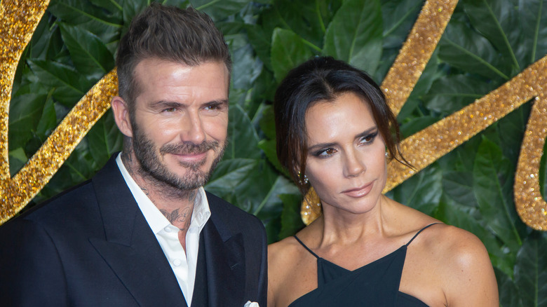 Victoria et David Beckham en 2018