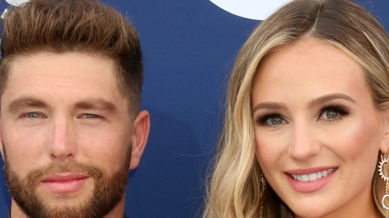 Chris Lane et Lauren Bushnell aux CMA 2019.