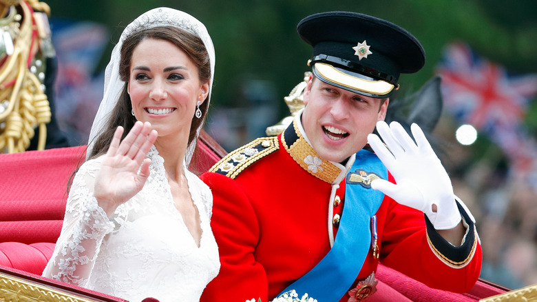 Le jour du mariage du prince William et de Kate Middleton