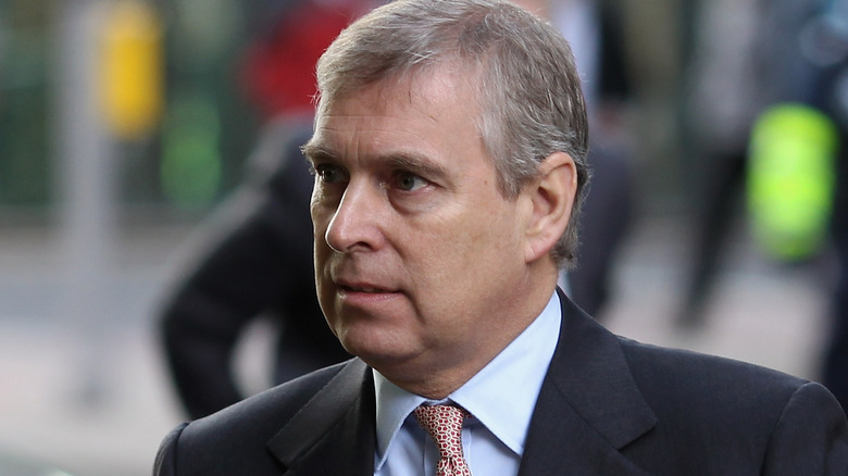 Le prince Andrew posant