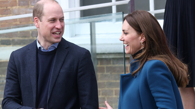 Le duc et la duchesse de Cambridge visitent le Foundling Museum le 19 janvier 2022