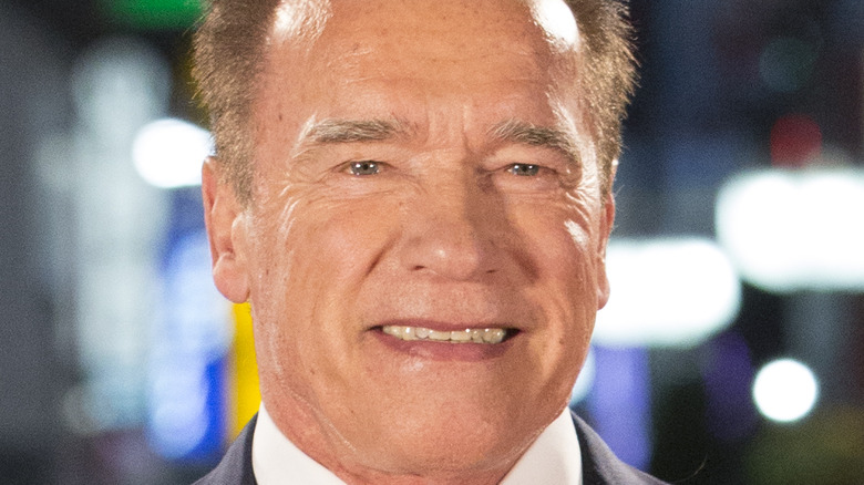 Arnold Schwarzenegger lors d'une première de film