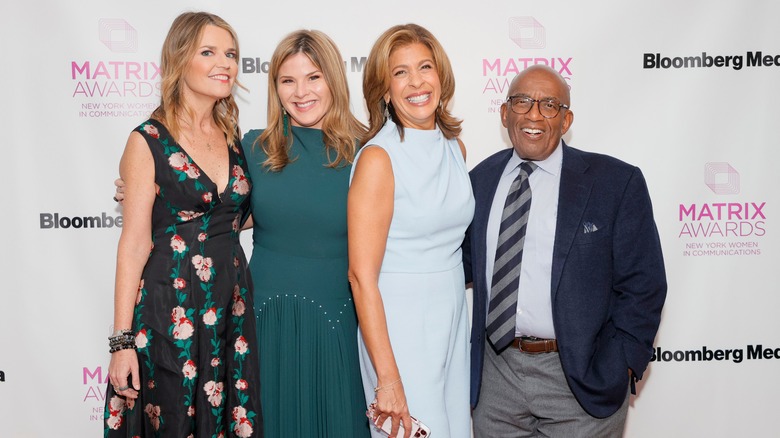 Jenna Bush Hager avec les co-hôtes d'aujourd'hui 