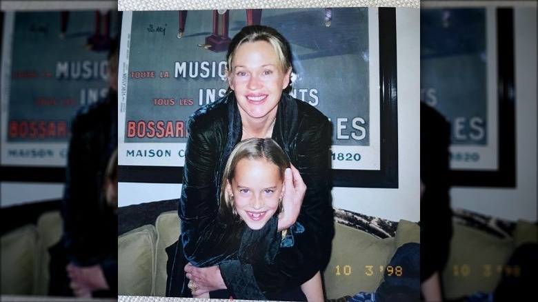 Photo ancienne de Melanie Griffith et Dakota Johnson