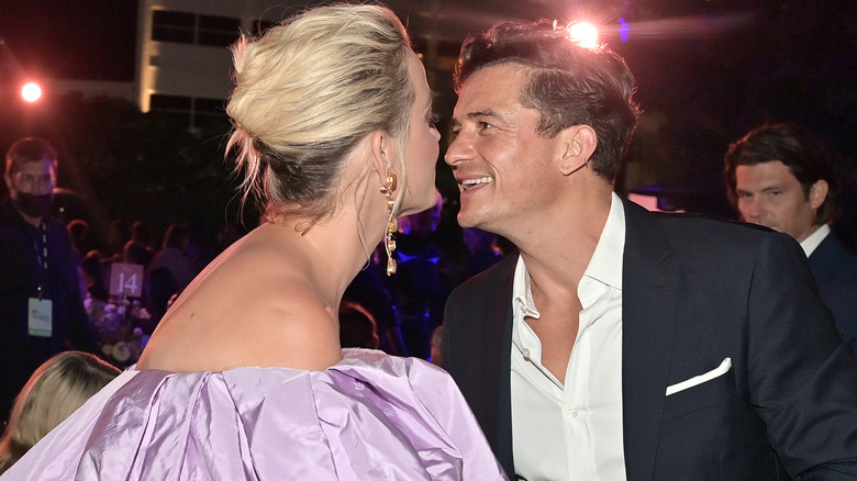 Katy Perry et Orlando Bloom en 2021