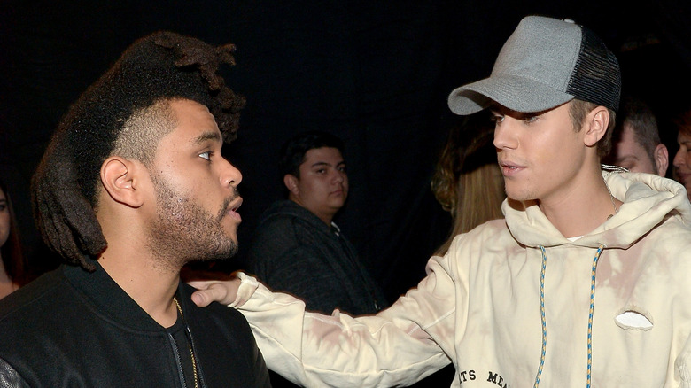 The Weeknd et Justin Bieber parlent