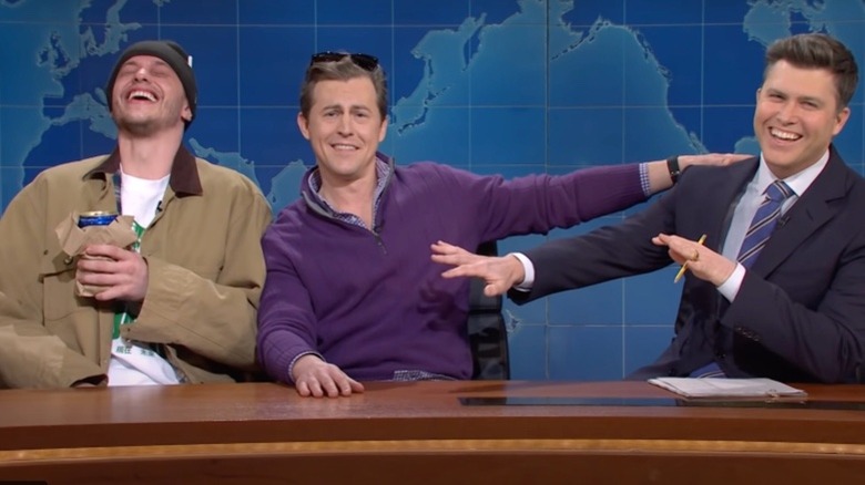 Pete Davidson, Alex Moffat et Colin Jost sur Wer