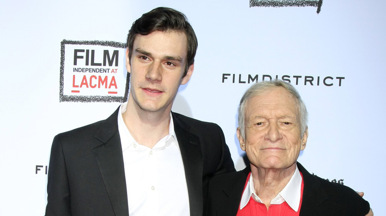 Cooper Hefner et Hugh Hefner