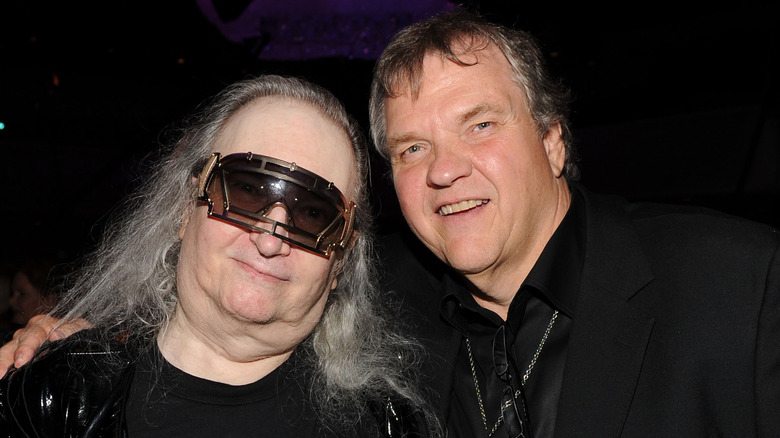 Jim Steinman et Meat Loaf posant ensemble