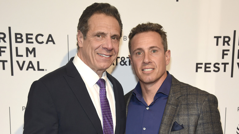 Andrew et Chris Cuomo posent