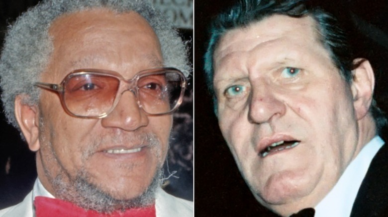 Redd Foxx souriant, Tommy Cooper tournant la tête