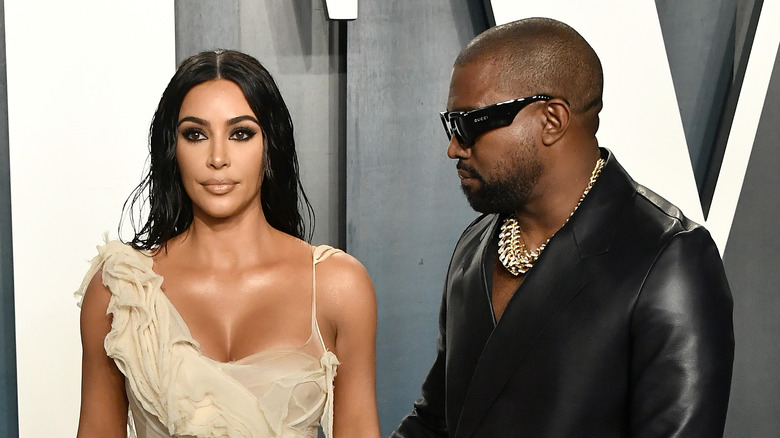 Kim Kardashian et Kanye West posent