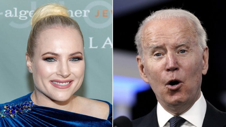 Meghan McCain et Joe Biden côte à côte