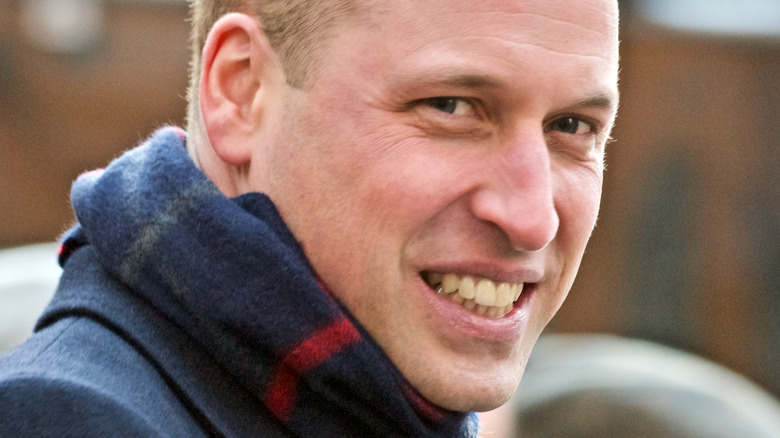 Prince William souriant