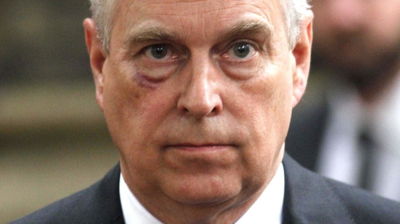 Le prince Andrew posant