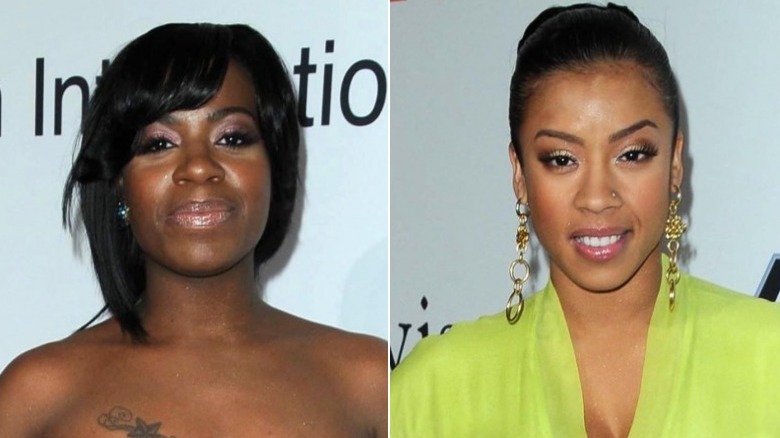 Fantasia Barrino et Keyshia Cole, toutes deux souriantes