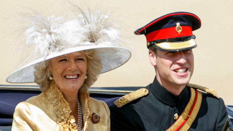 Camilla Parker Bowles avec le prince William