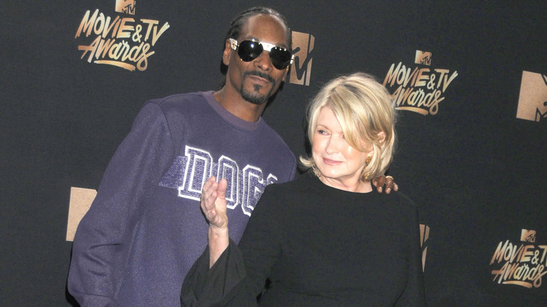 Snoop Dogg pose avec Martha Stewart