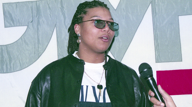 Queen Latifah parlant en 1995