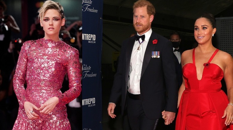 Kirsten Stewart au 76e Festival du film de Venise ; Le prince Harry et Meghan Markle à l'événement de novembre 2021 à New York 