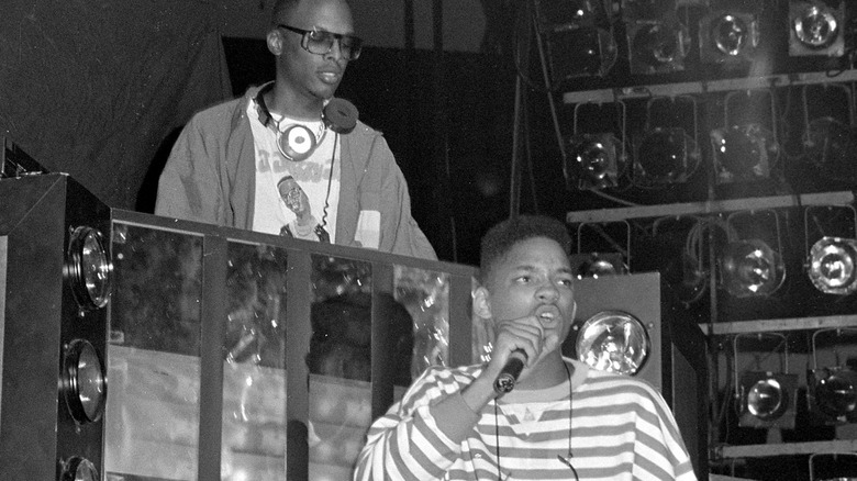 DJ Jazzy Jeff et Will Smith sur scène 